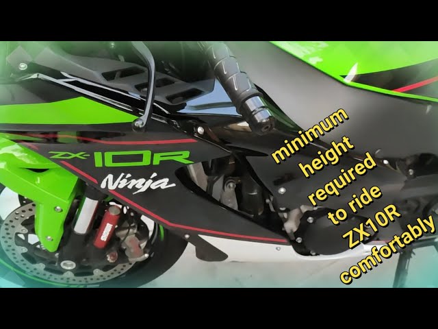 zip zap zoom on kawasaki ninja zx10r 2021 | minimum height