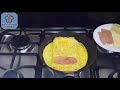 Cómo hacer sándwich de jamón queso y huevo