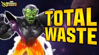 I WASTED SUPER SKRULL  MARVEL Strike Force  MSF