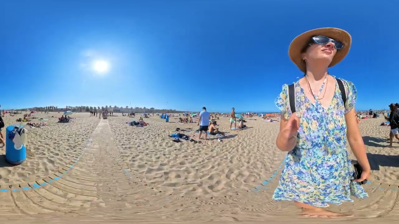 High-Resolution Playa de Gandía VR 360° Beach Walk — Summer 2025