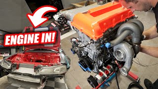 JET200 gets 750hp SR20VET with Ross Dry-Sump Installed - Prep for World Time Attack 2023 Pt3