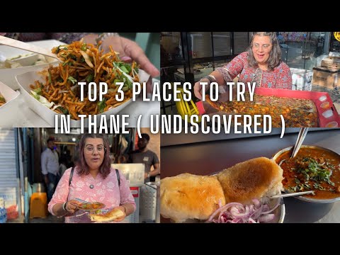 Top 3 places in Thane | Undiscovered | 49rs Chinese Bhel | Deep Dish pizza | Kheema Pattice | 4K