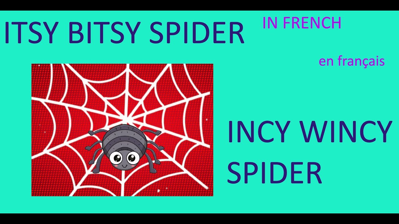 Itsy Bitsy Incy Wincy Nila's Rhymes Learn French With Nila YouTube