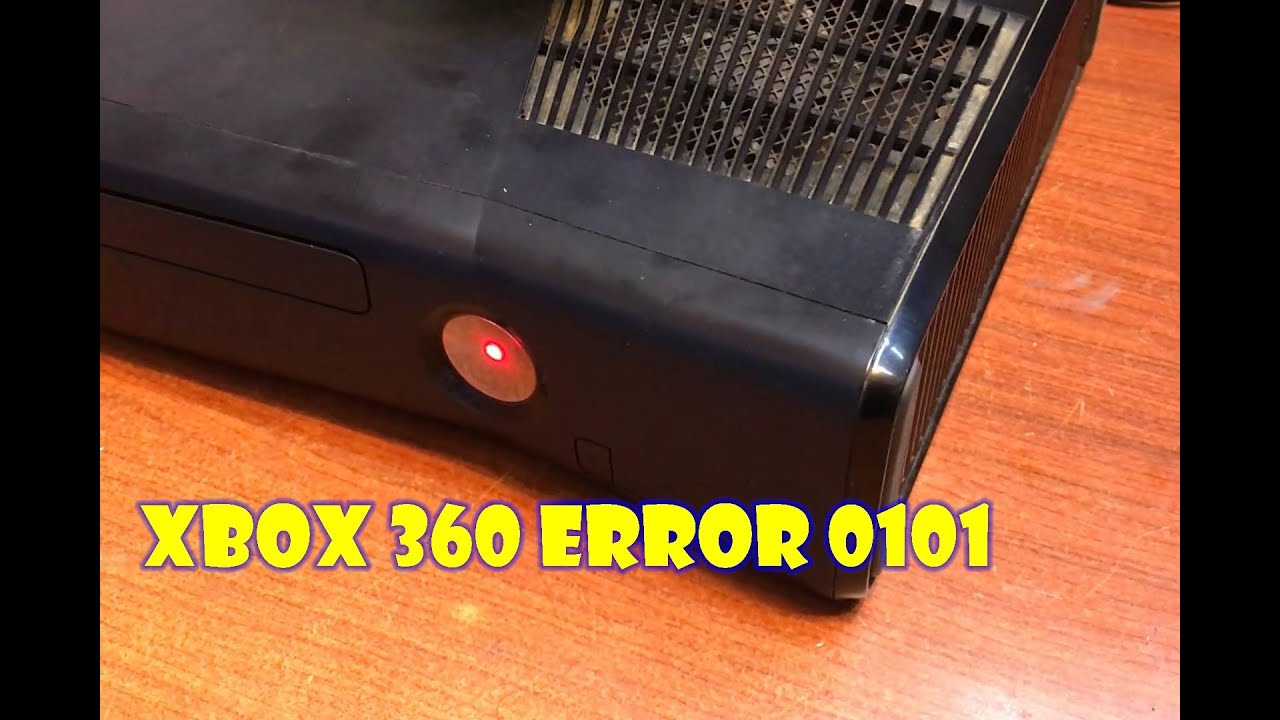 Xbox 360 Slim Red Dot of Death Error 0101