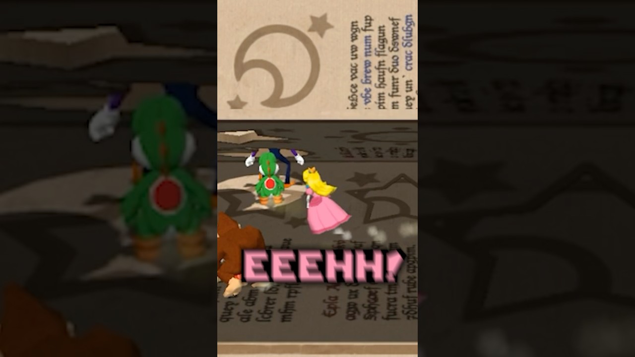Peach got SQUISHED #funny #streamer #gaming #marioparty