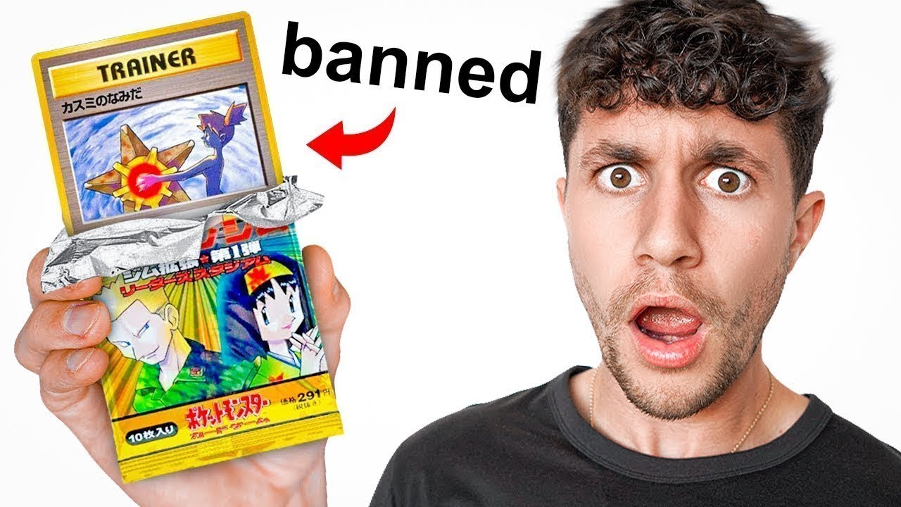 banned pokemon trainer cards Banned Pokmon Cards They're Worth HOW MUCH?!  Some of the most  controversial Pokmon cards ever printed ended up becoming some of the  hobby's most fascinating collectibles. From religious imagery and gambling