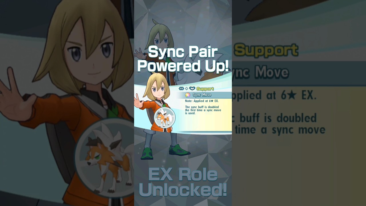 SPRINT + SUPPORT BEST COMBO | Paulo & Lycanroc | Increase Potential + EX Role | Pokemon Masters EX
