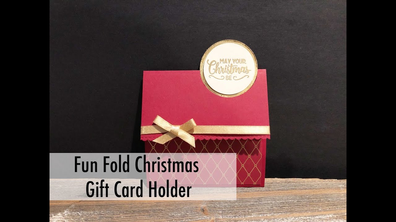 Fun Fold Christmas Gift Card Holder | FB Live Replay - YouTube