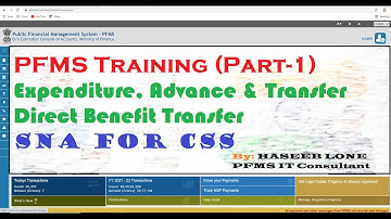 PFMS Training-CS, CSS & SNA (Part-1)