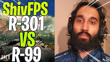 ShivFPS vs 6 - R-301 vs R-99 - Which is Better ? - Apex Rank #1 Bangalore - ShivFPS 200 IQ GAMEPLAY