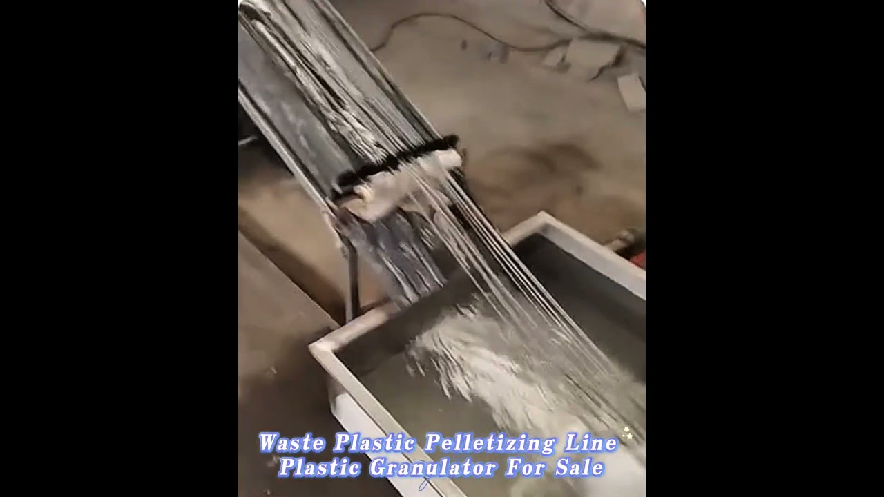 Waste Plastic Pelletizing Line Plastic Granulator For Sale 