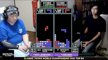 2021 CTWC Group B - Pt. 2 - Classic Tetris World Championship GOLD BRACKETS - Raw VOD