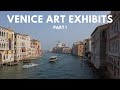 Exploring art exhibits in venice italy