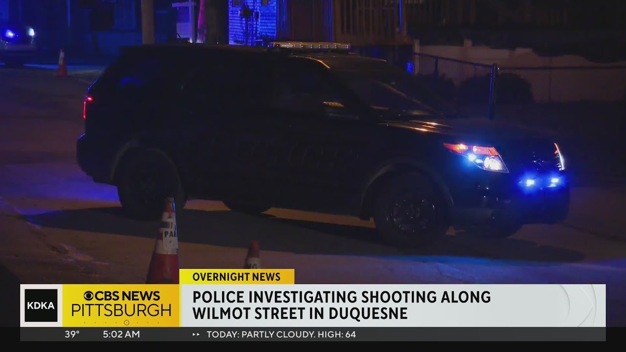 Police investigating shooting in Duquesne - YouTube
