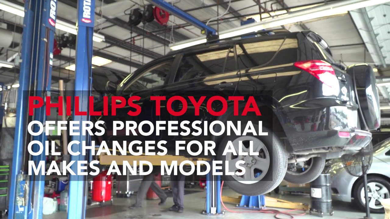 Phillips Toyota Oil Changes Leesburg FL Service Your Car at Phillips