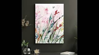 Dancing Wildflowers – A Watercolor Escape