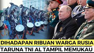 A STUNNING ACTION BY THE INDONESIAN NAVAL CADET CONTINGENT PARADE DURING THE RUSSIA DAY CELEBRATI...