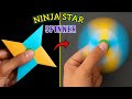 NINJA STAR SPINNER, how to make paper Ninja Star spinner, new design paper ninja star making...