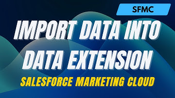 Step-by-Step Guide: Import Subscriber Data into Sendable Data Extension | Salesforce Marketing Cloud