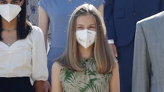 La princesa Leonor conoce de cerca a sus nuevos compañeros