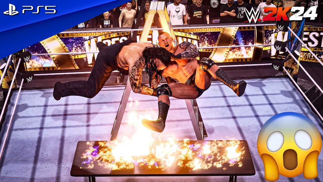 WWE 2K24 - Randy Orton vs. The Undertaker - Ladder Match at WrestleMania 39 | PS5™ [4K60]