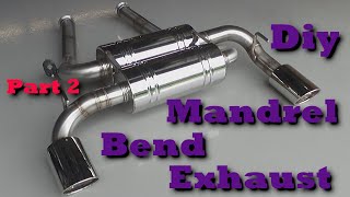 Diy Mandrel Bend Exhaust Pt2, Episode 14 of the 370z-370gt Diy Twin Turbo Build Series.