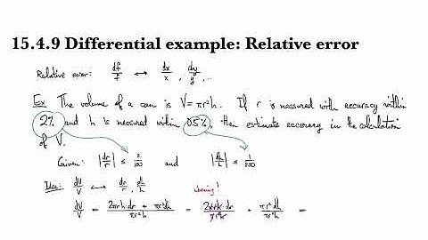 14.4.9 Differential example: Relative error