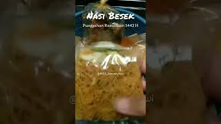 Nasi besek untuk punggahan ramadhan