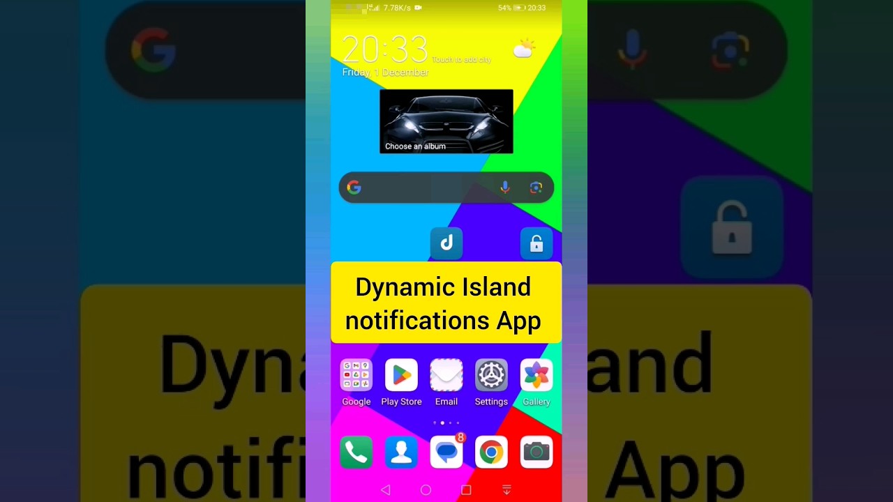 Dynamic Island notifications App 