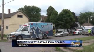 Police investigating the deaths of two people