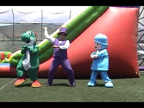 pocoyo bailando gangnam style - baile del caballo www.renos.cl  강남스타일 smurfs los pitufos