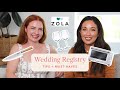 Wedding Registry Tips & Must-Haves for 2021: Zola, Appliances, & More | Susan Yara