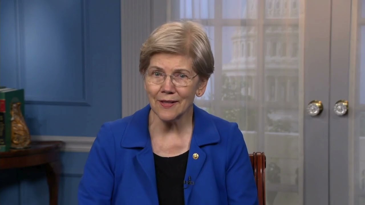 Senator Elizabeth Warren on the Public Banking Coast to Coast Webinar