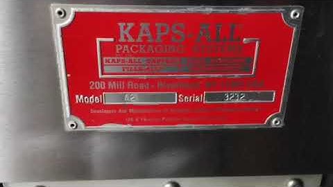 Kaps-All Model A2 6-Spindle Inline Screw Capper