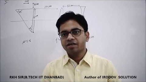 A good level question of Geometrical Optics explained by RKH SIR