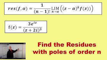 How to Calculate Residues with a Pole of Order 3