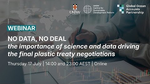 Webinar | No data, no deal: importance of science & data driving final plastics treaty negotiations