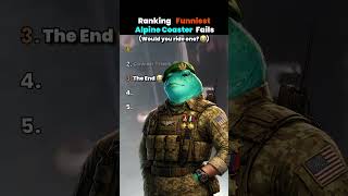 Funny Alpine Coaster Fail Reaction #usa