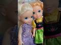Anna &amp; Elsa Doll at the Farm Snow Queen #shorts