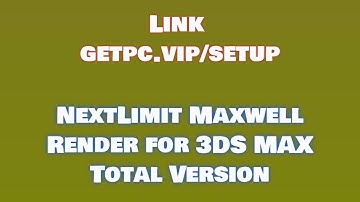 🔸NextLimit Maxwell Render for 3DS MAX🚗 HOW TO INSTALL 💻PC/LAPTOP [TUTORIAL 2024 no charge⚾]
