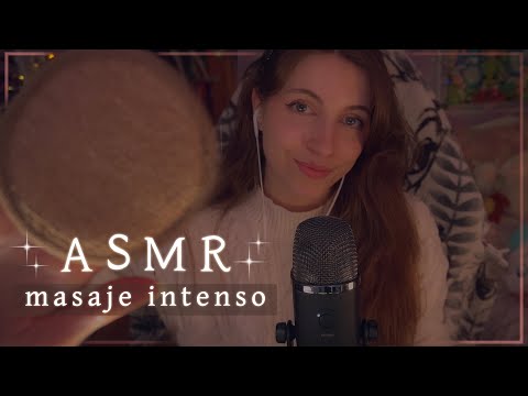 ASMR | Masaje intenso con esponjitas 🧽 BLUE YETI