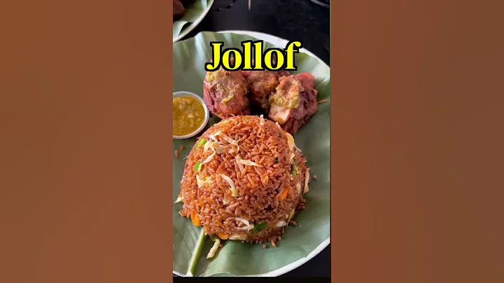 Under $1 ! Top 5 Best Ghanaian Food #fufu #jollof #ghanaianfood #shorts