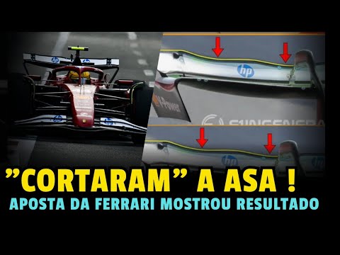 Ferrari Com Asa "Cortada" | Lewis Hamilton Com Mais Downforce No Gp Do Azerbaijão | Formula 1