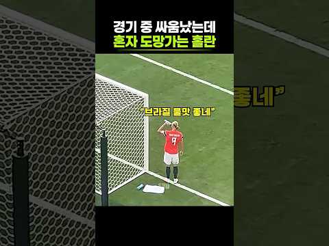혼란을 틈타 어디론가 가는 <strong>홀란</strong>