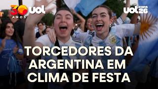TORCIDA ARGENTINA LOTA AS RUAS DOS EUA E FAZ FESTA ANTES DA SEMIFINAL CONTRA A INGLATERRA NA COPA