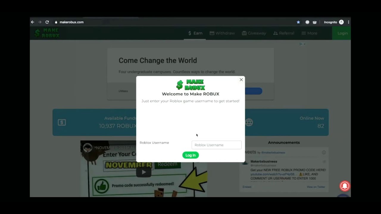 2ND SPONSORED ROBUX VIDEO FROM @DADONLIVE