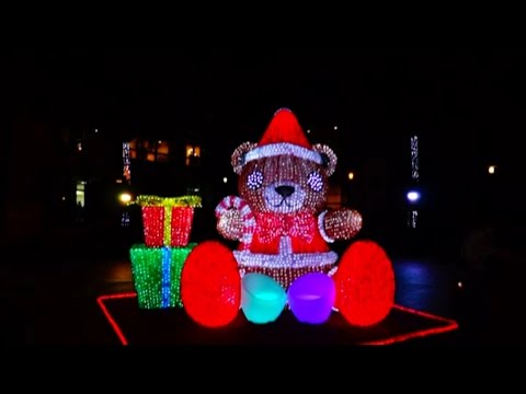 2014新北市歡樂耶誕城-LED美麗燈海 Beautiful Christmas LED lights sea