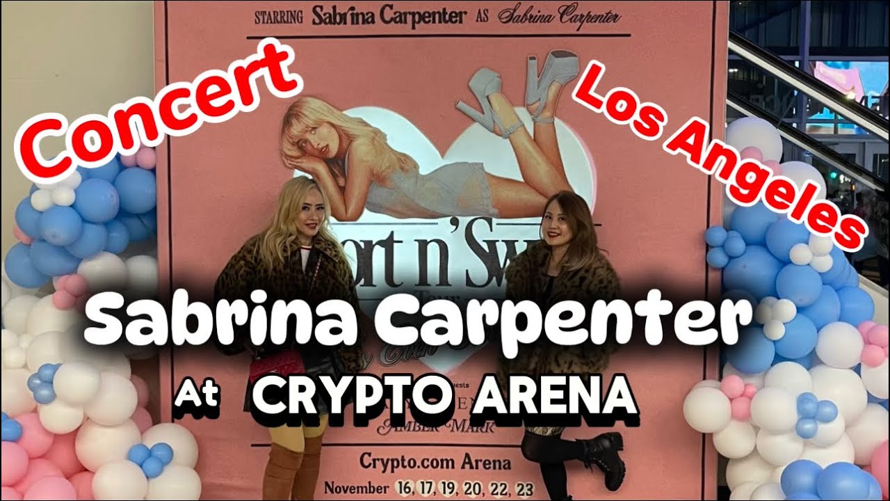 SABRINA CARPENTER CONCERT at CRYPTO ARENA LOS ANGELES.There are Dakota &  Elle Fanning as guest stars