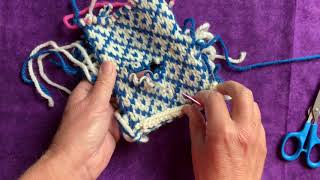 Grafting Made Easy (Part 5a) - Perfect repair or lengthening for stranded knit fabrics