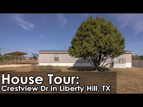 125 Crestview Dr, Liberty Hill, TX home video tour